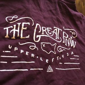 The Great PNW Upper Left USA XL hoodie Womens